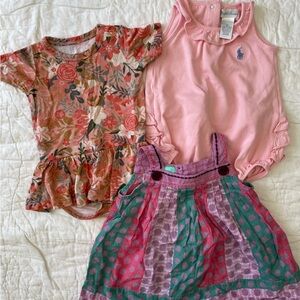 Girls summer set 3-6 months